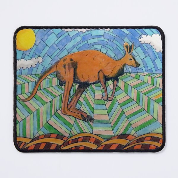 Item preview, 774 - LIVELY KANGAROO - DAVE EDWARDS - COLOURED PENCILS - 2023 designed and sold by BLYTHART.