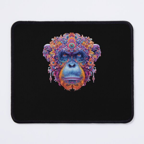 Item preview, Unamused Ornate Orangutan Head designed and sold by Psyberspace.