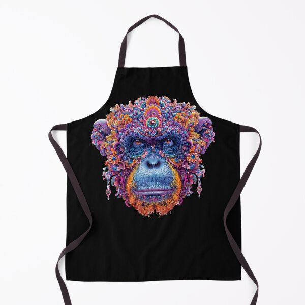 Item preview, Unamused Ornate Orangutan Head designed and sold by Psyberspace.