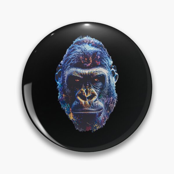 Item preview, Unamused Gorilla Head designed and sold by Psyberspace.