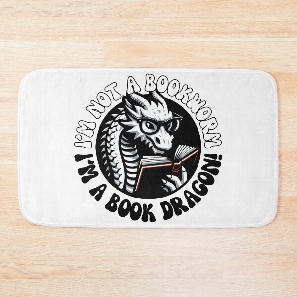 Item preview, I'm not a bookworm, I'm a book dragon! designed and sold by DShirtRepublic.