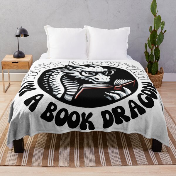 Item preview, I'm not a bookworm, I'm a book dragon! designed and sold by DShirtRepublic.
