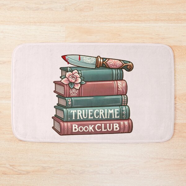 Item preview, True Crime Book Club Enthusiast Stack of Books with Knife Design designed and sold by Unitepeople.