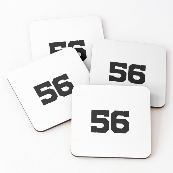 Item preview, 56, fifty-six, black, University designed and sold by Numbers-Art.