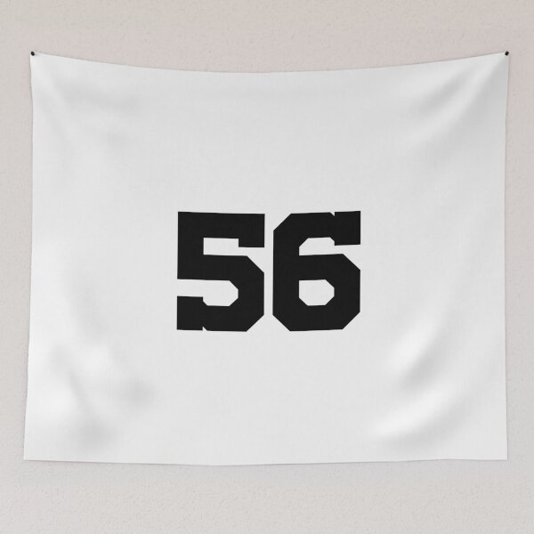 Item preview, 56, fifty-six, black, University designed and sold by Numbers-Art.