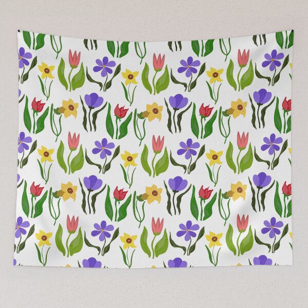 Item preview, Spring Summer Botanical Floral Design Pattern Cartoon Style  designed and sold by NayaChu.