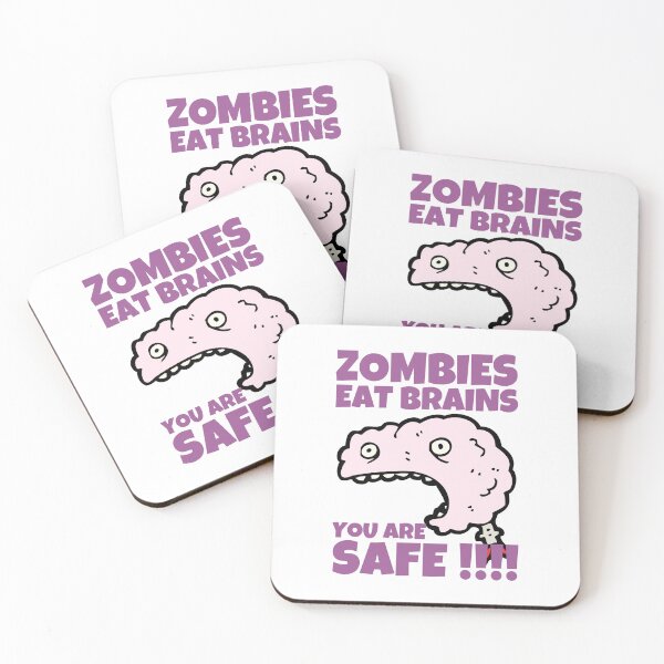 Item preview, Zombies Eat Brains You Are Safe designed and sold by ricricswert.
