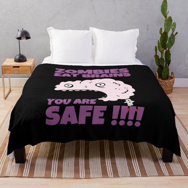 Item preview, Zombies Eat Brains You Are Safe designed and sold by ricricswert.