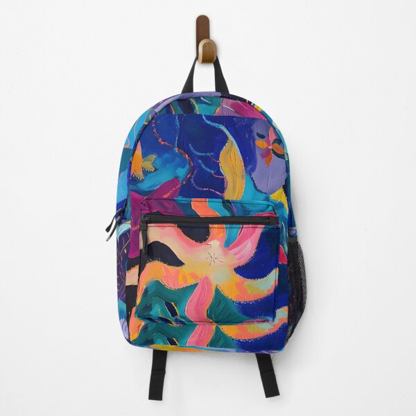 Item preview, Dynamic Depths - Vibrant Abstract Underwater Life with Fish, Turtles, and Stars designed and sold by OlfactoART Studio.