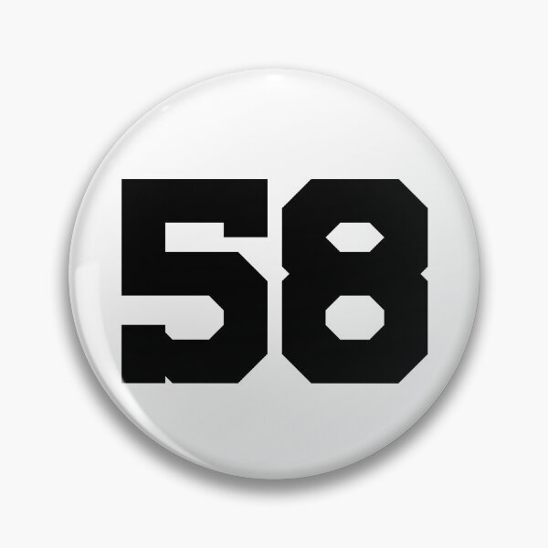 Item preview, 58, fifty-eight, black, University designed and sold by Numbers-Art.