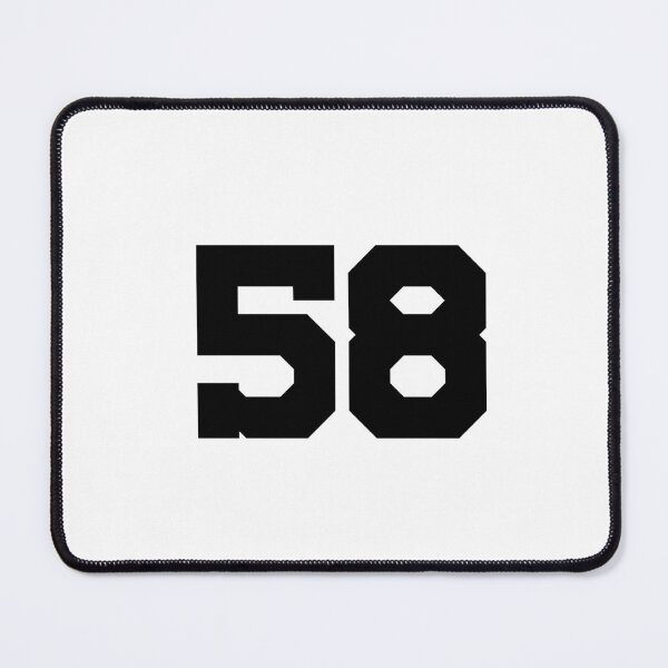 Item preview, 58, fifty-eight, black, University designed and sold by Numbers-Art.