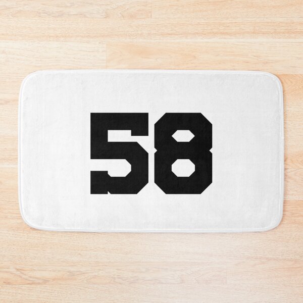 Item preview, 58, fifty-eight, black, University designed and sold by Numbers-Art.