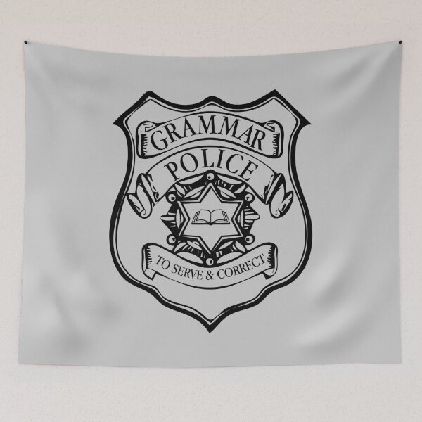Item preview, Grammar Police.  To Serve & Correct designed and sold by zarshirts.
