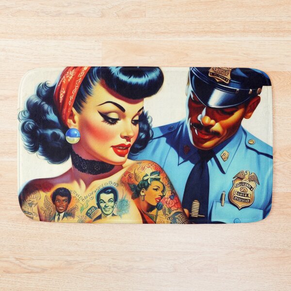 Item preview, Hot Tattoo Woman designed and sold by PulpVintage.