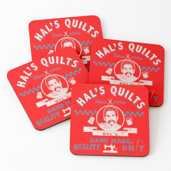 Item preview, Hal's Quilts Happy Gilmore Worn Dks designed and sold by Alema Art.