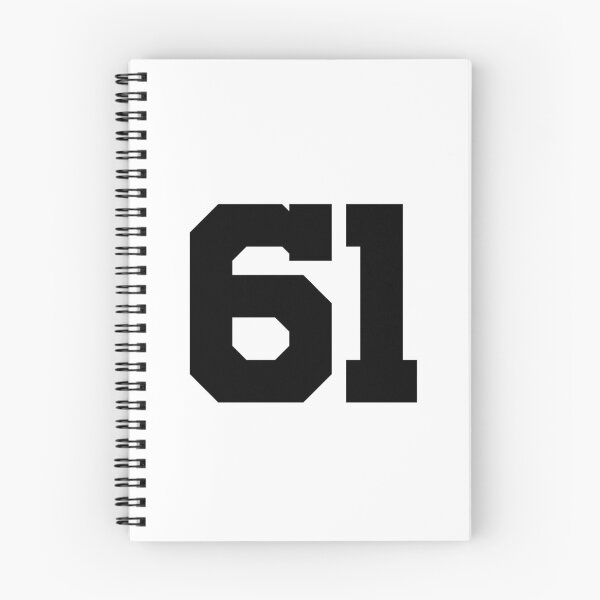 Item preview, 61, sixty-one, black, University designed and sold by Numbers-Art.