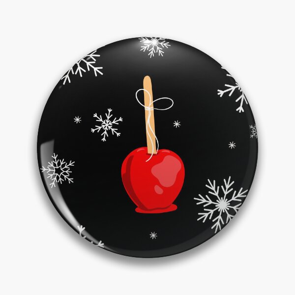 Item preview, christmas red candy apples black  designed and sold by Gossip Rag.