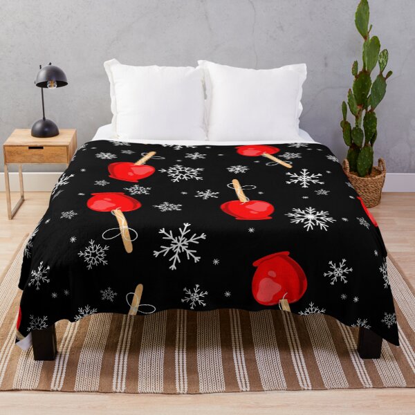 Item preview, christmas red candy apples black  designed and sold by Gossip Rag.