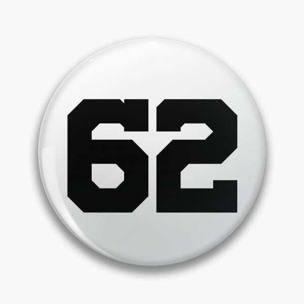 Item preview, 62, sixty-two, black, University designed and sold by Numbers-Art.