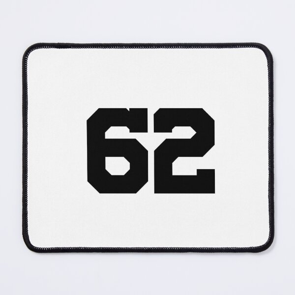 Item preview, 62, sixty-two, black, University designed and sold by Numbers-Art.
