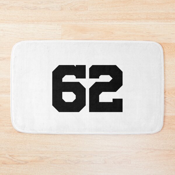 Item preview, 62, sixty-two, black, University designed and sold by Numbers-Art.