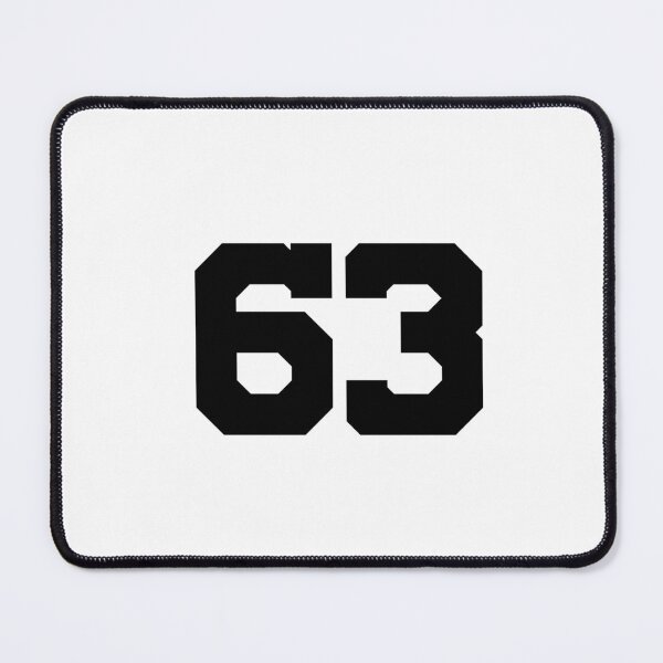 Item preview, 63, sixty-three, black, University designed and sold by Numbers-Art.