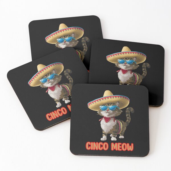 Item preview, Fiesta cinco de mayo, meow cat designed and sold by artscreat.