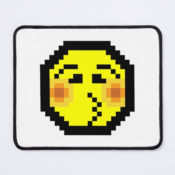 Item preview, kiss face pixel art designed and sold by Polux Design.