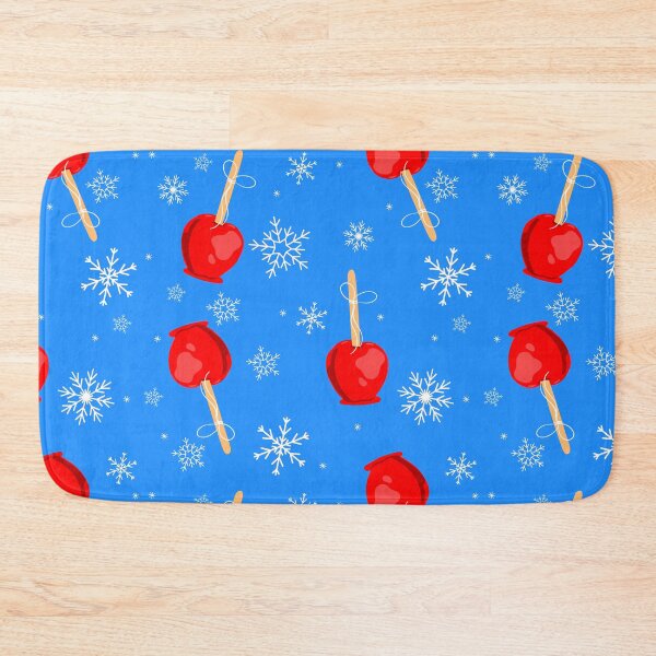 Item preview, christmas red candy apples blue  designed and sold by Gossip Rag.