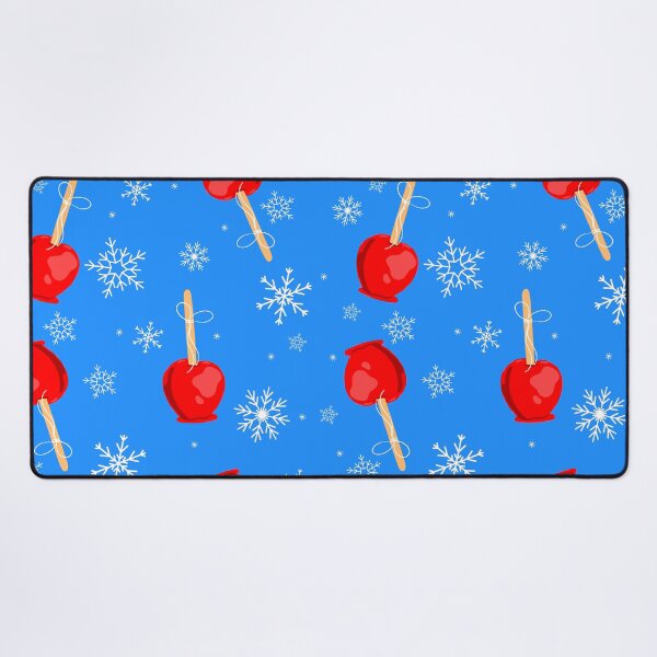 Item preview, christmas red candy apples blue  designed and sold by Gossip Rag.