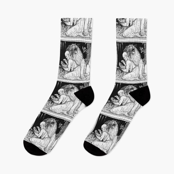Item preview, Classic man and lion etch design  designed and sold by Kobemyers.
