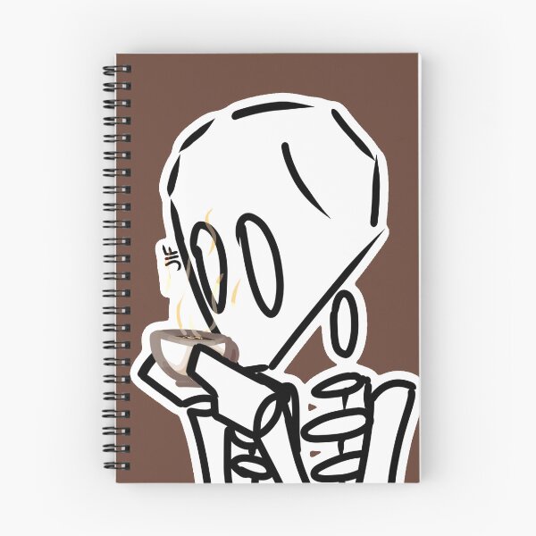Item preview, #050 Esqueleto tomando café designed and sold by Jasmine Froley.