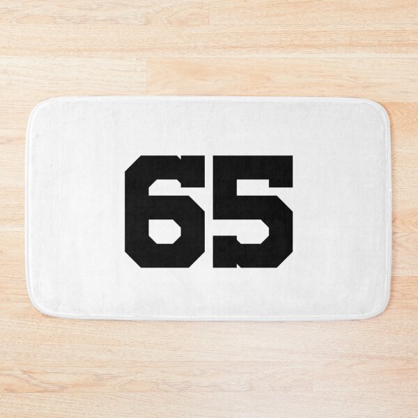 Item preview, 65, sixty-five, black, University designed and sold by Numbers-Art.