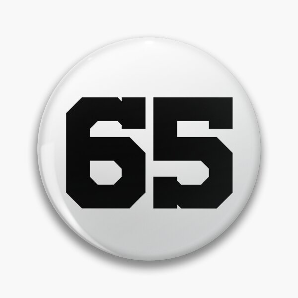 Item preview, 65, sixty-five, black, University designed and sold by Numbers-Art.