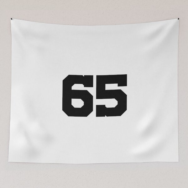 Item preview, 65, sixty-five, black, University designed and sold by Numbers-Art.