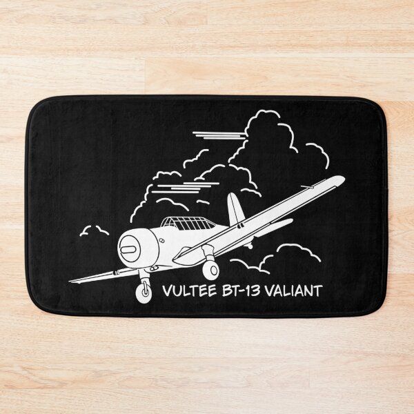 Item preview, Vultee BT-13 Valiant WW2 Plane Flying Clouds designed and sold by MilitaryMart.