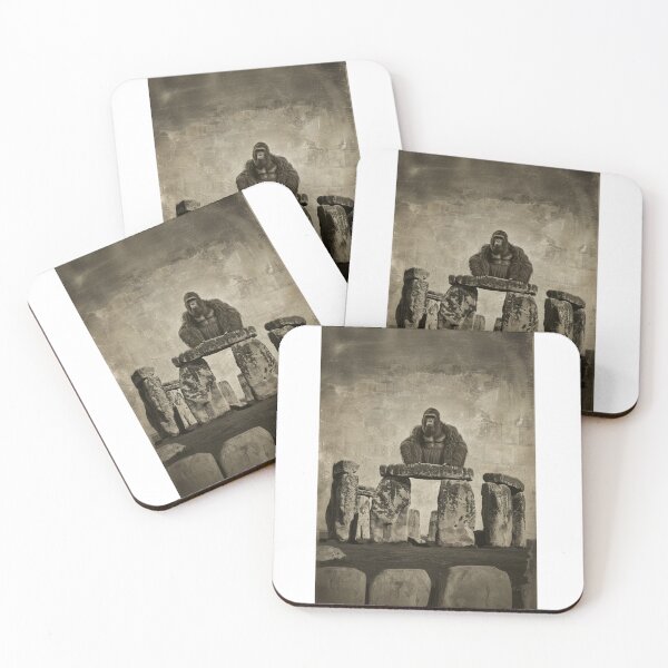 Item preview, Guardian of Time: Primal Majesty at Ancient Stonehenge - Artistic Print designed and sold by LocalsOnly74.