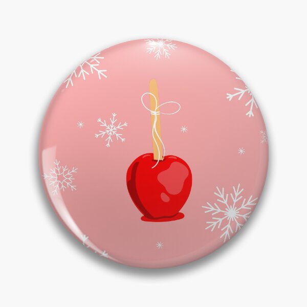 Item preview, christmas red candy apples pink  designed and sold by Gossip Rag.
