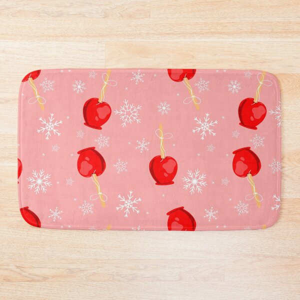 Item preview, christmas red candy apples pink  designed and sold by Gossip Rag.
