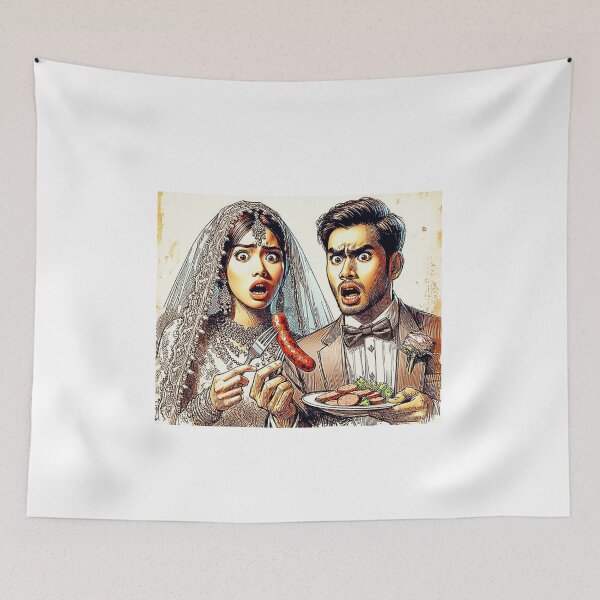 Item preview, The Wedding, Sausage on a Fork. Get Forked designed and sold by Get-Forked.