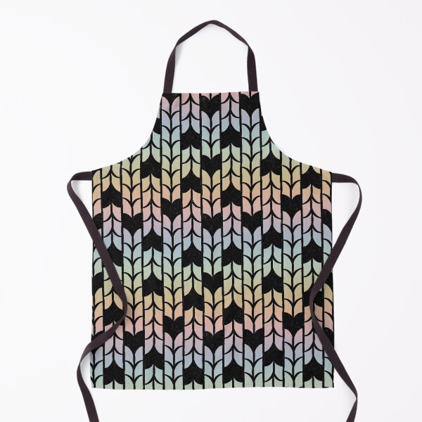 Item preview, Tulip Deco Pattern - Rainbow Sorbet + Coal designed and sold by Irene Estelle.