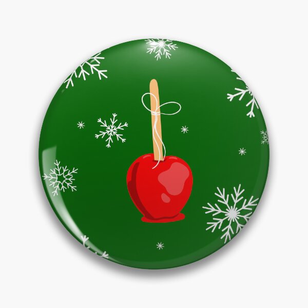 Item preview, christmas red candy apples green  designed and sold by Gossip Rag.