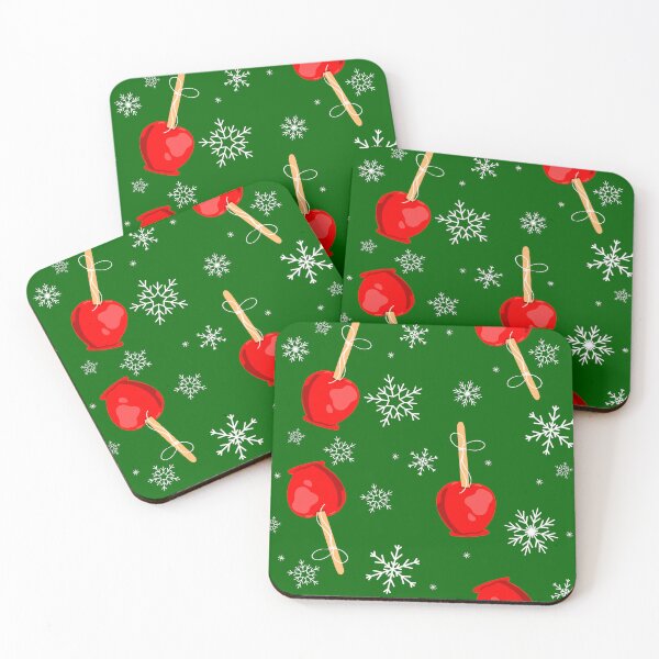 Item preview, christmas red candy apples green  designed and sold by Gossip Rag.