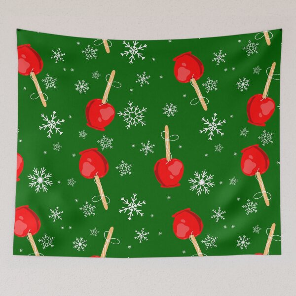 Item preview, christmas red candy apples green  designed and sold by Gossip Rag.