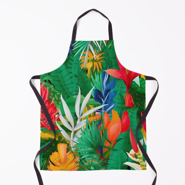 Item preview, Tropical Plants in a Vibrant Garden Pattern designed and sold by Haji Kamora.
