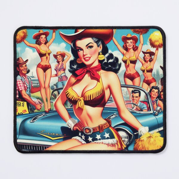 Item preview, Country Cheerleader Pin-up designed and sold by PulpVintage.