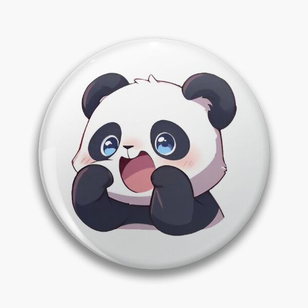 Item preview, Happy Yelling Panda designed and sold by BadLuckByDesign.