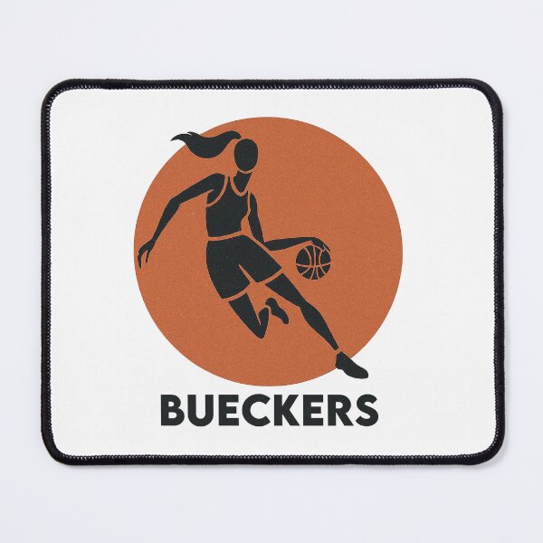 Item preview, Bueckers Basketball Silhouette designed and sold by Retro Travel Design.