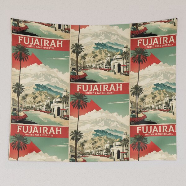 Item preview, Fujairah United Arab Emirates Vintage Travel Tourism  designed and sold by TravelersGems.