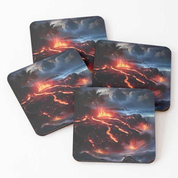 Item preview, Lava Flow at Night designed and sold by KidRangoon.